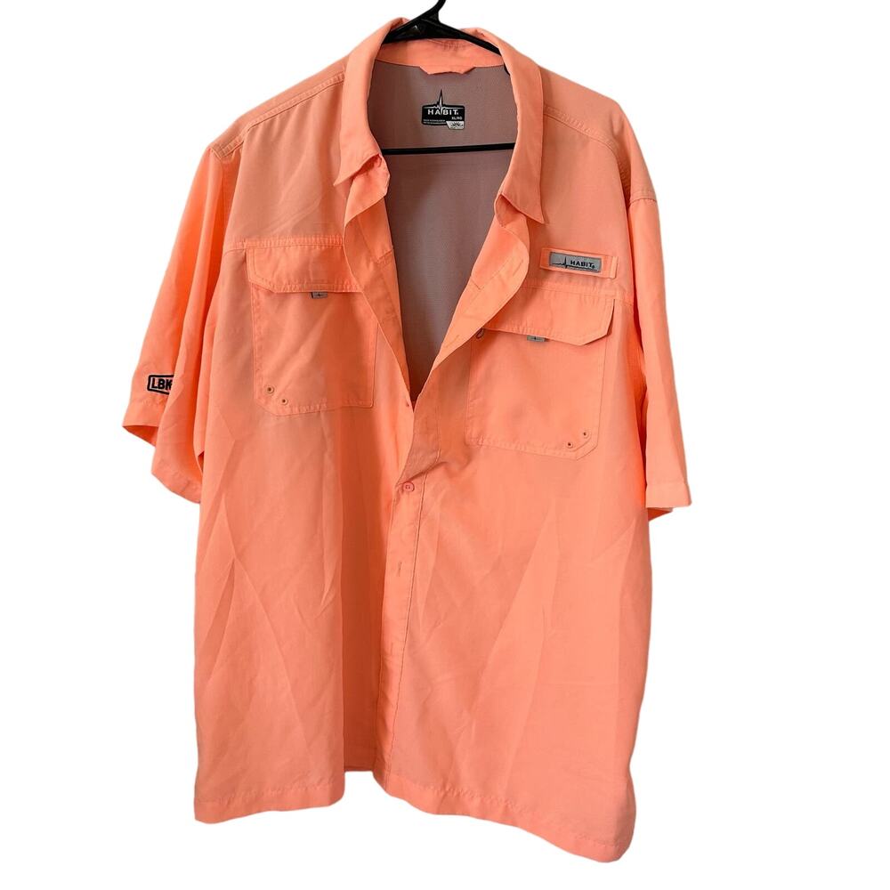 Habit Fishing Shirt Vented Short Sleeve XL